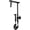 Black, variant on Pot Filler Wall Mounted Single Cold Kitchen Faucet with Side Sprayer, 360° Swivel Kitchen Sink Faucet with Double Joint Swing Arm, Brass Heighten Mop Pool Faucet,Black