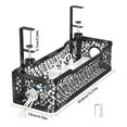 thumbnail image 6 of Shoreew Storage Rack Large Capacity Strong Load-bearing Simple Installation Clamp Mount Wire Management Under-Desk Cord Organizer, 6 of 7