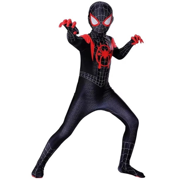 Congme S pider-Disfraz de superhéroe para niños y adultos, ropa de Cosplay, mono de araña de hierro, lejos de casa Fivean unisex