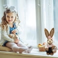 thumbnail image 6 of Rabbit Toys Crafts with Basket Photography Props Simulation Cute Gifts Home Toys Garden Party Supplies Easter Decoration, 6 of 9
