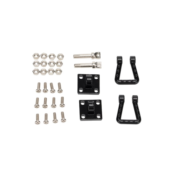 TureClos 2PCS RC Winch Climber Cabrestante Dispositivo de reparación Múltiples colores Metal Regalos de cumpleaños Control remoto Reemplazo de automóvil para SCX10D90 Negro TureClos JD731878925