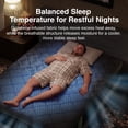 thumbnail image 4 of Novilla PoemEase 12 Inch Queen Size Graphene Fabric Cooling Hybrid Mattress in a Box With Classic Luxe Queen Platform Bed Frame with Velvet Upholstered Adjustable Headboard Bundle, 4 of 13