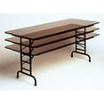 thumbnail image 1 of Adjustable Height Melamine Folding Table (24 in. x 72 in./Gray Granite), 1 of 2