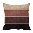 thumbnail image 1 of YUSDECOR Leather Labels Different Colors Bed Decor Pillow Cases Zippered Cushion Cover Size 20x20 Inches, 1 of 1