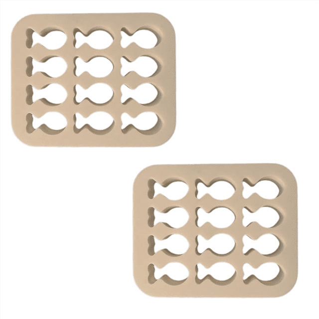 2 PCS Mini Tiny Goldfish Fish Cracker Cookie Cutter Mold Baked Shaped Maker for Kids Mini Gluten Free DIY