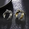 thumbnail image 4 of SmartBy Dragon Opening Ring Retro Hip Hop Rock Finger Jewelry Black Dragon Flying Ring for Anniversary Birthday Christmas Gift, 4 of 7