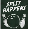 thumbnail image 2 of Split Happens Bowling League Nerd Sweatshirt for Men or Women Brisco Brands X, 2 of 6