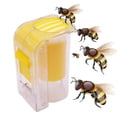 thumbnail image 1 of Colector de marcado de reina de abeja de plástico, marcador para una mano, botella, émbolo, herramienta de apicultor de felpa, 1 of 8