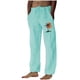 thumbnail image 2 of Pantalones largos para hombre, moda, estampados, casuales, cintura elástica con bolsillo, pantalones deportivos, pantalones de poliéster para hombre., 2 of 4