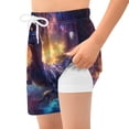 thumbnail image 4 of joogoo Dinosaur in Starry Night Boys Swim Trunks Beach Swimsuit Shorts Boxer 9-11Y, 4 of 8