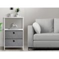 thumbnail image 3 of 2 Drawers Table Dresser - White, 3 of 9