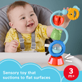 thumbnail image 2 of Fisher-Price Sensory Sounds High Chair Toy, Tray Activity for Baby Ages 3+ Months, 2 of 6
