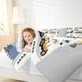 thumbnail image 4 of jejeloiu Modern Bulldozer Crane Bedding Comforter Set,Construction Vehicles Excavator Twin Comforter Sets,Gray White Yellow Bedding Set For Boys Teens,Microfiber Bedroom Decor Reversible,2 Pieces, 4 of 8