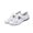 White, variant on Fesfesfes Women Shoes Round Toe Lightweight Comfortable Slippers Platform Hollowed Out Casual Shoes 36(5.5)