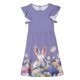 thumbnail image 3 of Vestido de Verano de Manga Corta Vestido de Manga Plisada de Doble Capa de Impresión de Verano para Niños de 5-14 Años, 3 of 7