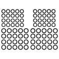 thumbnail image 1 of Vensio -80Pcs Pressure Washer Hose O-Rings Set, Professional Quick Connect Seal Rings for 1/4" M22 and 3/8" Fittings, Durable High Pressure Sealing Kit Black, 1 of 7