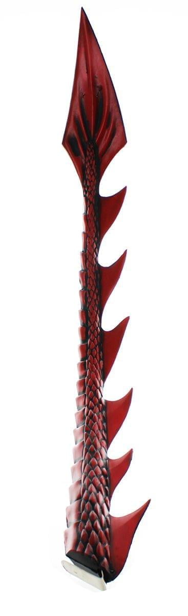 Red Dragon Tail Accessoire für Kostüm Rollenspiel Phantasie,