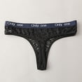 thumbnail image 4 of Braguitas de encaje sin costuras con tira en T para mujer - Tanga transparente, para todas las estaciones, estilo sexy, lavado a mano, tallas S-M-L, 4 of 8