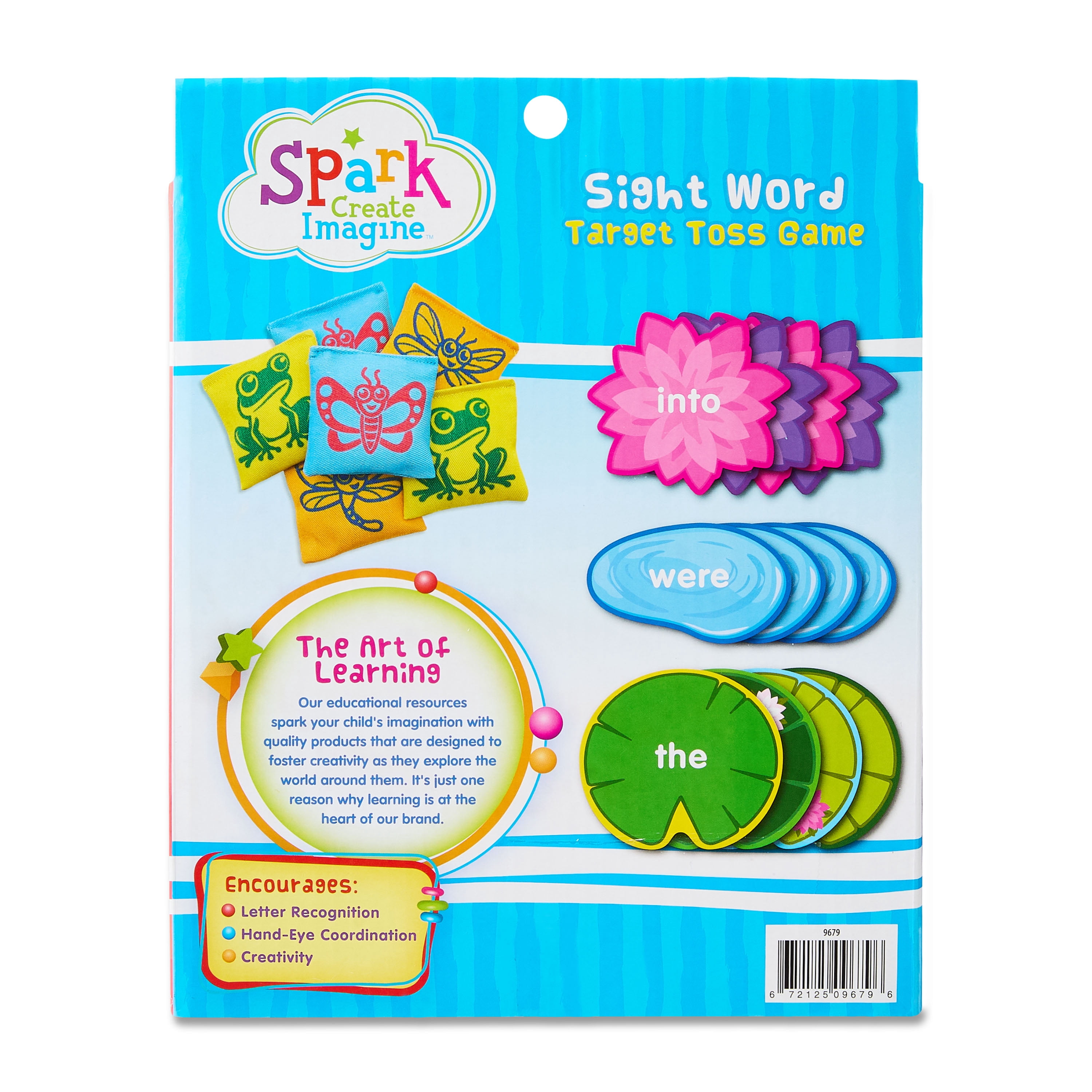 Spark Create Imagine Sight Word Beanbag Toss Game, Educational Games for Kids, Recess, Classroom