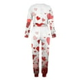 thumbnail image 4 of lcziwo Women's Plus Size 2 Piece Jogger Sets Long Sleeve Crewneck Shirts Matching Drawstring Pants with Pockets Sweatsuits Valentine's Day Love Heart Print Lounge Suits,Multicolor,L, 4 of 5