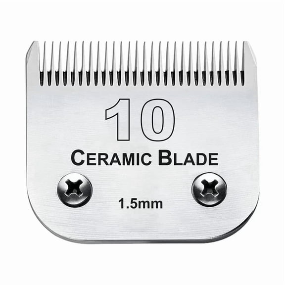 (size 10) Detachable Ceramic Blade Compatible With Andis AGC, AGP, AGRC, AGCL/Oster A5/Wahl KM Series Pet Dog Clippers,