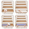 thumbnail image 6 of Purple Striped Stair Treads Non Slip for Steps Minimalism Stripes Modern Vintage Farmhouse Abstract 10 Pcs Reusable Adhesive Stair Runner Mats for Dogs Elders Carpet Treads Rugs for Staircase 8x30 In, 6 of 9