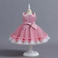 thumbnail image 5 of Flower Girl Dresses New Puffy Cake Princess Flower First Birthday Party Girls Boho Dresses,Size 9M Y-1 Y, 5 of 5