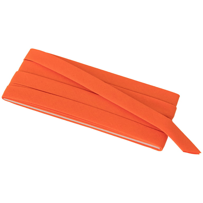 Wrights 1/2 Orange Extra Wide Double Fold Bias Tape, 3 yd