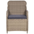 thumbnail image 4 of vidaXL 5 Piece Garden Dining Set Brown, 4 of 5