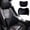 Black, variant on KQJQS Ergonomic Car Seat Lumbar Support and Headrest Pillow Set - Memory Foam Back Cushion and Neck Pillow for Car - Car Seat Headrest and Lumbar Cushion Kit