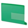 Smead Colored Poly Out Guides with Pockets Poly Letter Green 25/Box 61952
