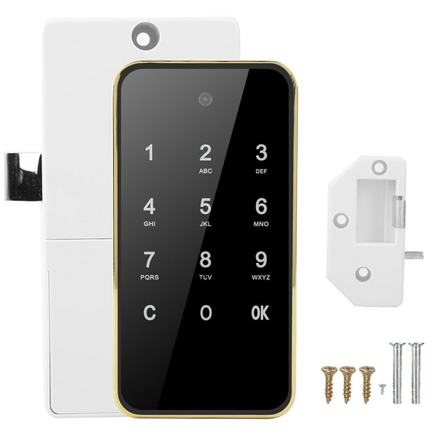 Cerradura de gabinete inteligente, cerradura de contraseña electrónica Cerradura de teclado de contraseña inteligente Cerradura electrónica Lograr más