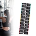 thumbnail image 6 of funtasica Weight Stack Labels Number Stickers 5-100kg, Black Background Classification Weight Stickers for Strength Training Indoor Gym, 6 of 8