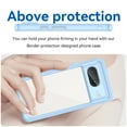 thumbnail image 3 of Feishell Clear Case for Google Pixel 7 6.3 inch,Shockproof Hybrid Soft TPU Bumper Anti-Scratch Hard Acrylic Back Transparent Slim Phone Case Cover for Google Pixel 7,Blue, 3 of 8