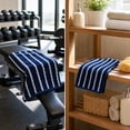 thumbnail image 6 of WDOBM Reusable Washcloths, Striped Woven Natural Cotton Thick Absorbent Face Towel, Highly Absorbent Quick Dry Machine Washable, Lightweight Sport Towels for Bathroom Salon, 6 of 7