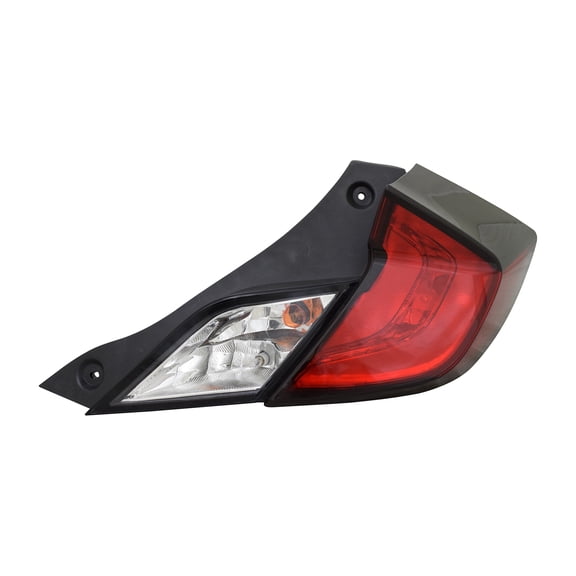 KAI New OEM Replacement Passenger Side Outer Tail Light Assembly, Fits 2016-2018 Honda Civic Coupe
