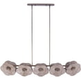 thumbnail image 7 of Kalco 522568PAB Poppy 5 Light 56" Wide Linear Chandelier - Pearlized Antique Brass, 7 of 7