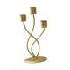 thumbnail image 4 of Candelabro de 3 brazos Macarena Candelero adorno de vela centro de mesa decoración del hogar Oro, 4 of 8