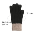 thumbnail image 2 of Guantes de invierno cálidos para pantalla táctil, guantes térmicos con forro polar, guantes a prueba de viento, regalo para exteriores 1016, 2 of 5