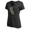 thumbnail image 2 of Women's Black Chicago White Sox Armed Forces Wordmark T-Shirt, 2 of 3