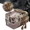 thumbnail image 4 of Riñonera de nailon duradera con sistema Molle antidesgaste, bolsa de camuflaje para deportes al aire libre, 4 of 8