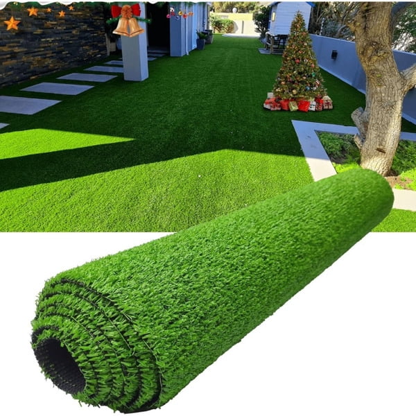 3.28FT x 32.8FT Large Artificial Turf with Drainage Holes - Professional Dog Mat & Outdoor Carpet for Balconies, Gardens & Terraces
