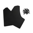 thumbnail image 4 of Mistaha Black Premium Car Tire Mudguards Set - Front and Rear Wheel Splash Guards Kit for Mud Protection - 2 Pieces Pack, 4 of 5