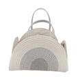 thumbnail image 2 of Organizador de pañales para bebé, cesta de almacenamiento para guardería, compartimentado, ligero Blanco Gris, 2 of 9