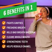 TheraBreath Complete Mouthwash, 6-in-1 Benefits, Alcohol-Free, Revitalizing Mint