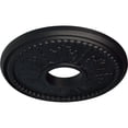 thumbnail image 3 of Ekena Millwork 13 7/8"OD x 3 3/4"ID x 1 1/4"P Tirana Ceiling Medallion (Fits Canopies up to 4 3/4"), Hand-Painted Steel Gray, 3 of 6
