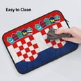 thumbnail image 5 of Croatian-Flag Neoprene Sleeve Pouch Case Bag for 13" - 15" Inch Laptop Computer, 5 of 7