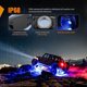 thumbnail image 4 of Luces LED para Debajo de las Ruedas de Coche Shaofei 800 lm 9 Luces LED Impermeables Color Negro, 4 of 5