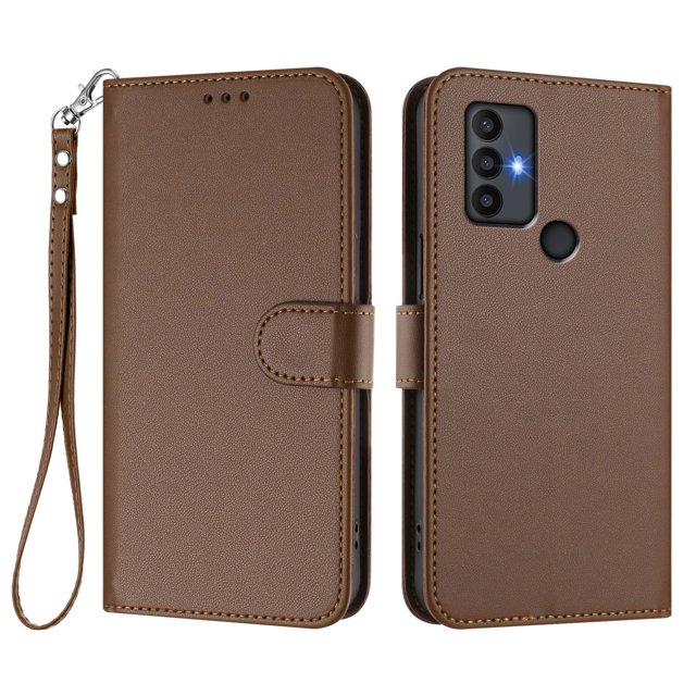 Funda Cartera GANGXUN para TCL 30 SE – Cierre Magnético, Protección RFID, Correa Desmontable, Compatible con Carga Inalámbrica