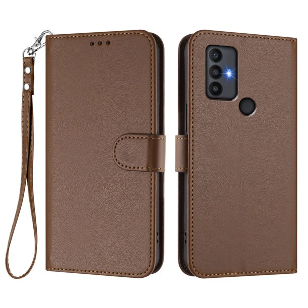 Funda Cartera GANGXUN para TCL 30 SE – Cierre Magnético, Protección RFID, Correa Desmontable, Compatible con Carga Inalámbrica